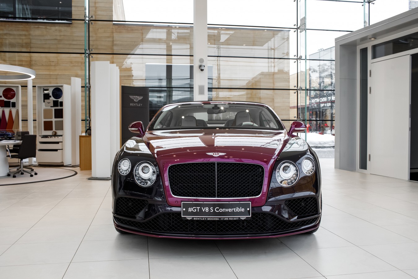 УНИКАЛЬНЫЙ BENTLEY CONTINENTAL GT V8             MAGENTA EDITION - изображение 080218Bentley_044 на Bentleymoscow.ru!